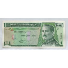 GUATEMALA 1996 1 QUETZAL BILLETE SIN CIRCULAR, UNC